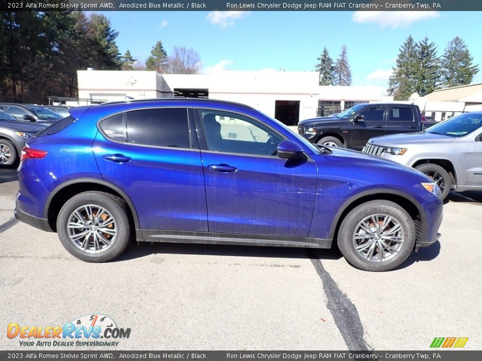 Anodized Blue Metallic 2023 Alfa Romeo Stelvio Sprint AWD Photo #4