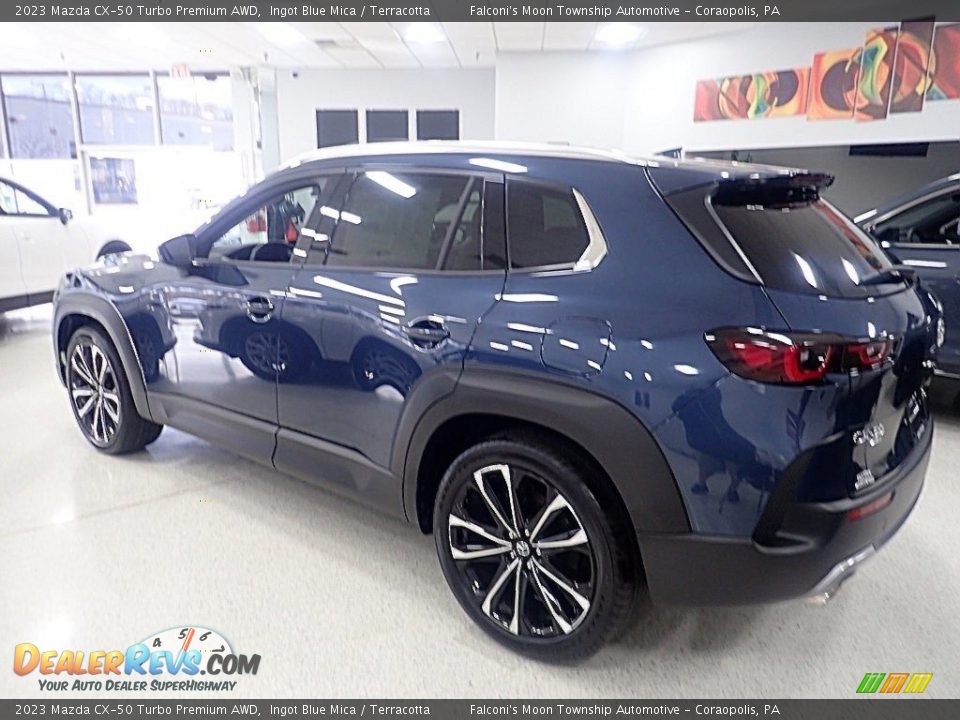 2023 Mazda CX-50 Turbo Premium AWD Ingot Blue Mica / Terracotta Photo #5