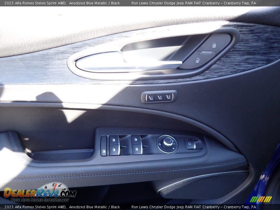 2023 Alfa Romeo Stelvio Sprint AWD Anodized Blue Metallic / Black Photo #11
