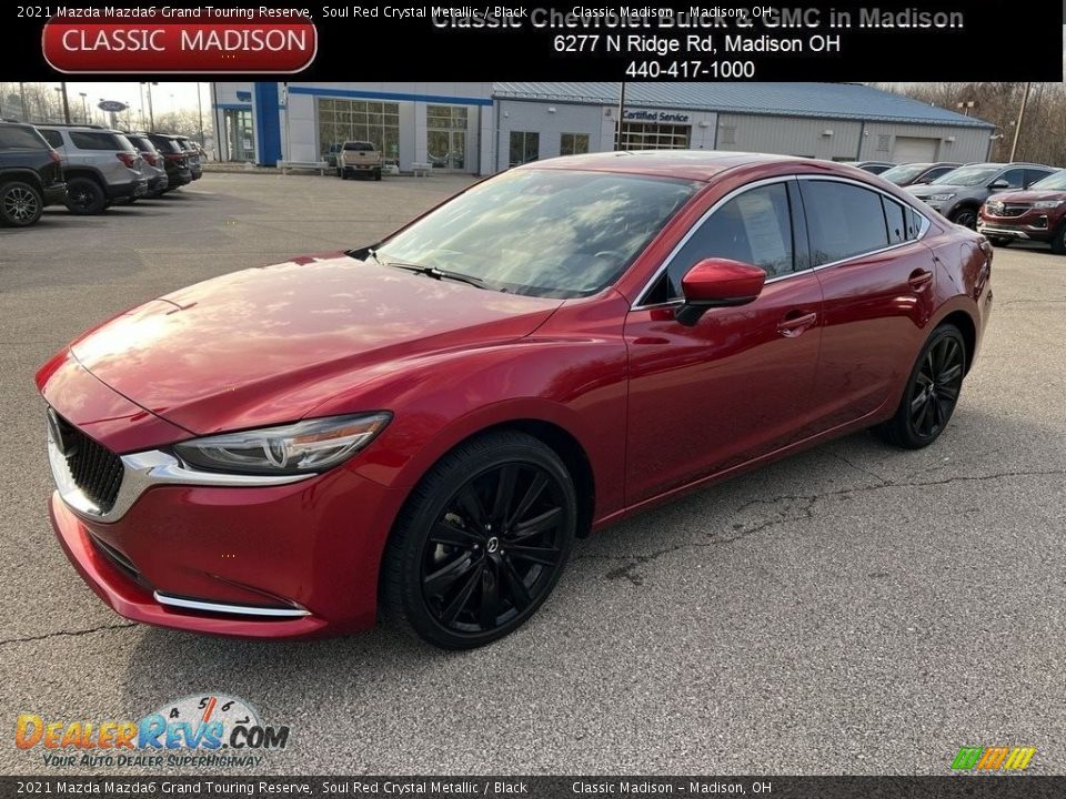 2021 Mazda Mazda6 Grand Touring Reserve Soul Red Crystal Metallic / Black Photo #1