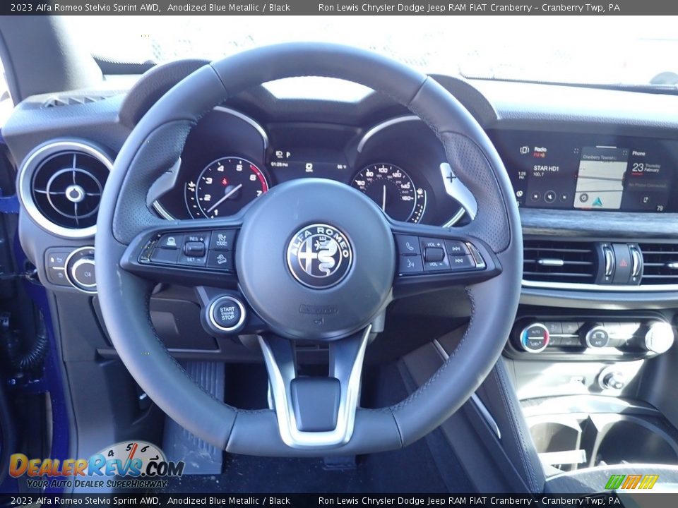 2023 Alfa Romeo Stelvio Sprint AWD Steering Wheel Photo #17