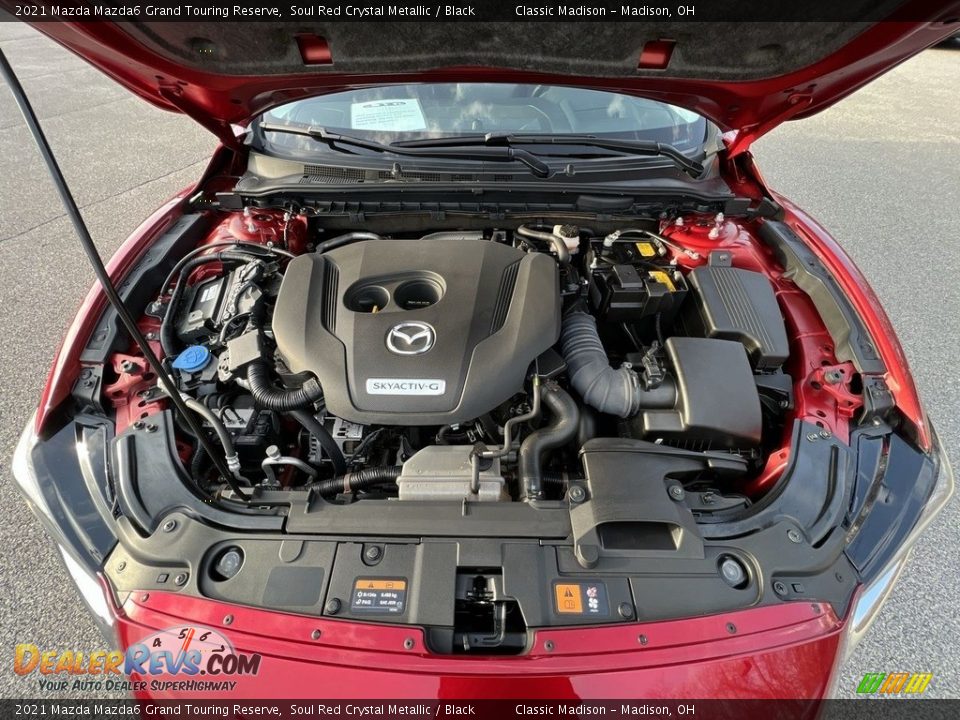 2021 Mazda Mazda6 Grand Touring Reserve 2.5 Liter Turbocharged SKYACTIV-G DI DOHC 16-Valve VVT 4 Cylinder Engine Photo #20