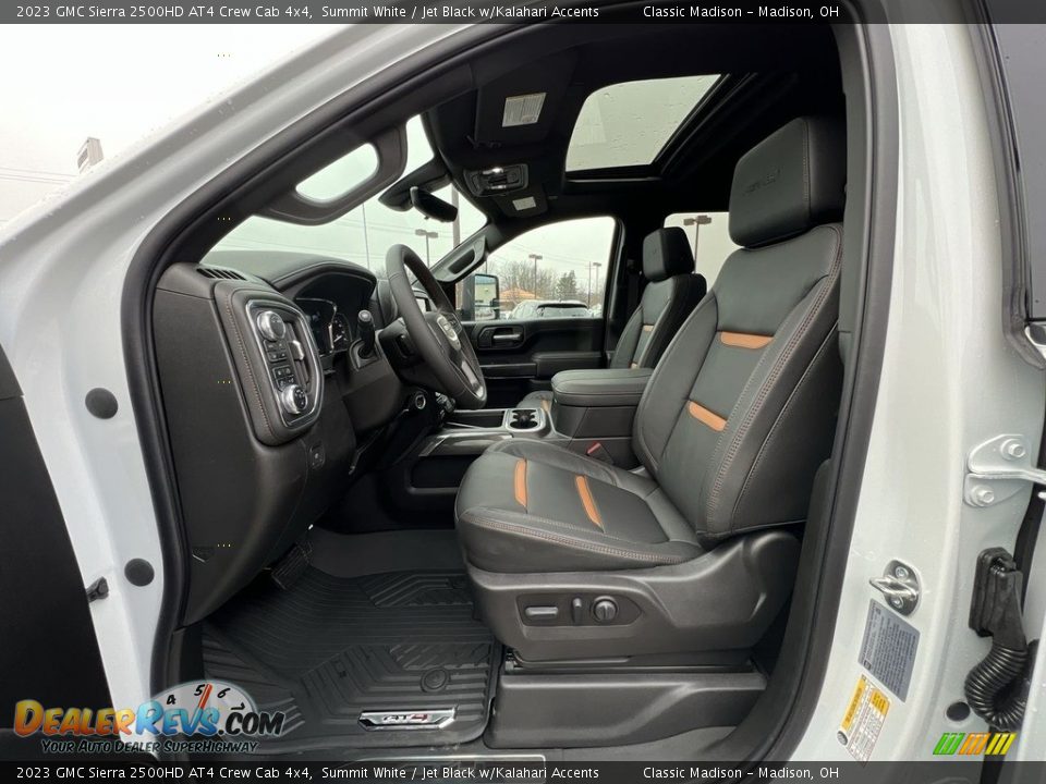 Jet Black w/Kalahari Accents Interior - 2023 GMC Sierra 2500HD AT4 Crew Cab 4x4 Photo #6