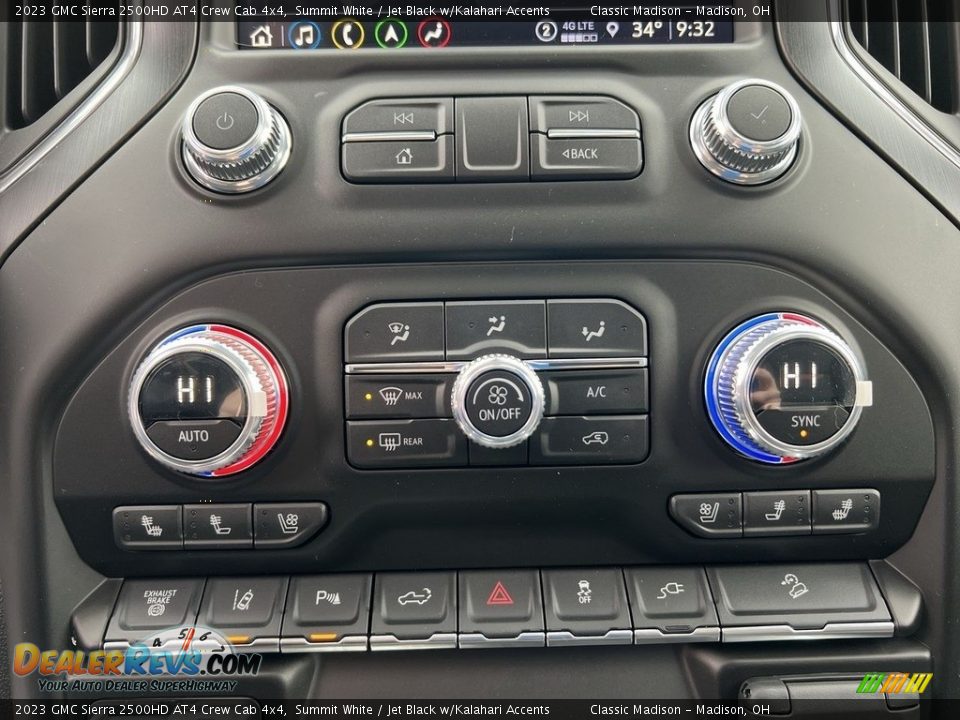 Controls of 2023 GMC Sierra 2500HD AT4 Crew Cab 4x4 Photo #13