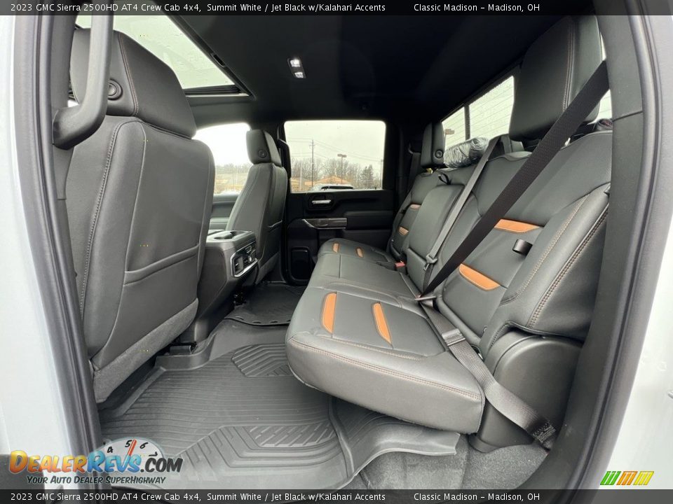 Rear Seat of 2023 GMC Sierra 2500HD AT4 Crew Cab 4x4 Photo #17