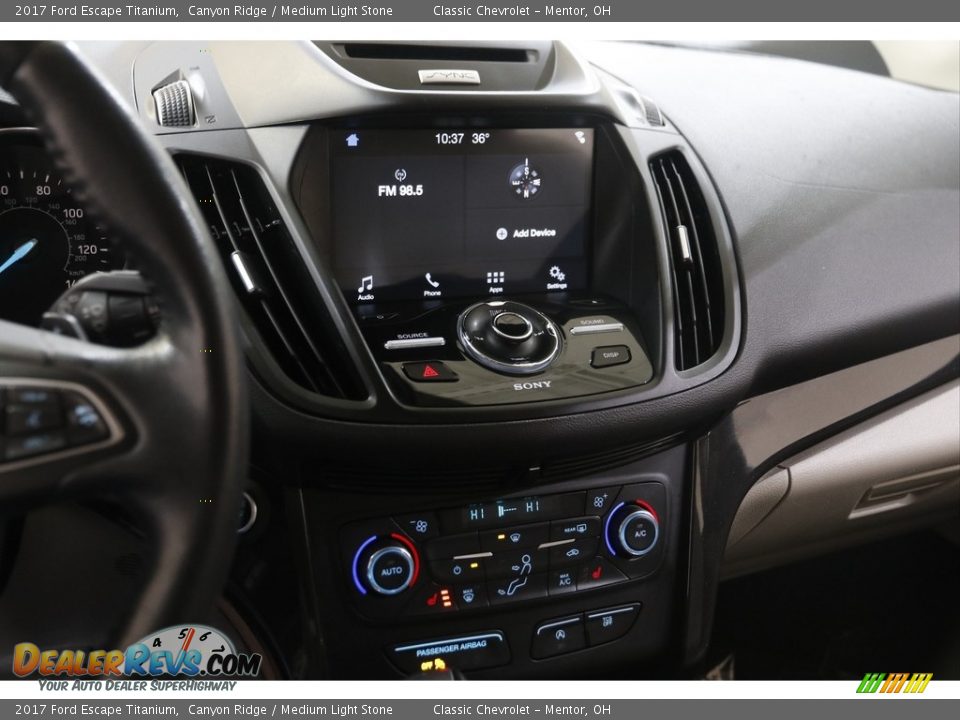 Controls of 2017 Ford Escape Titanium Photo #10