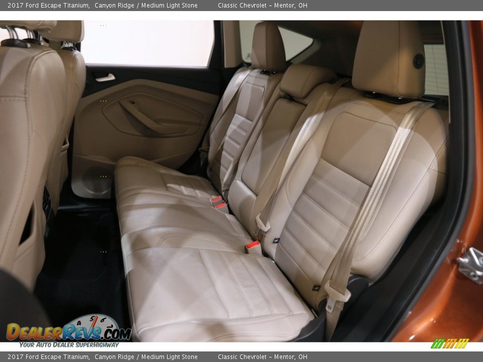 Rear Seat of 2017 Ford Escape Titanium Photo #18