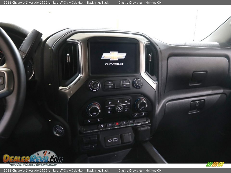 2022 Chevrolet Silverado 1500 Limited LT Crew Cab 4x4 Black / Jet Black Photo #10