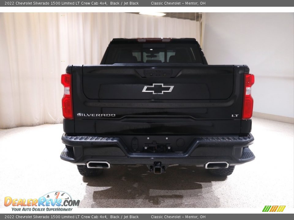 2022 Chevrolet Silverado 1500 Limited LT Crew Cab 4x4 Black / Jet Black Photo #20