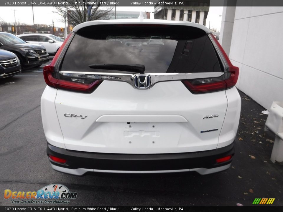 2020 Honda CR-V EX-L AWD Hybrid Platinum White Pearl / Black Photo #7