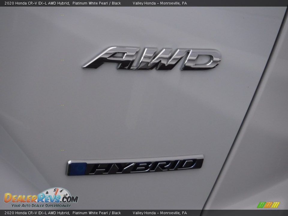 2020 Honda CR-V EX-L AWD Hybrid Platinum White Pearl / Black Photo #8