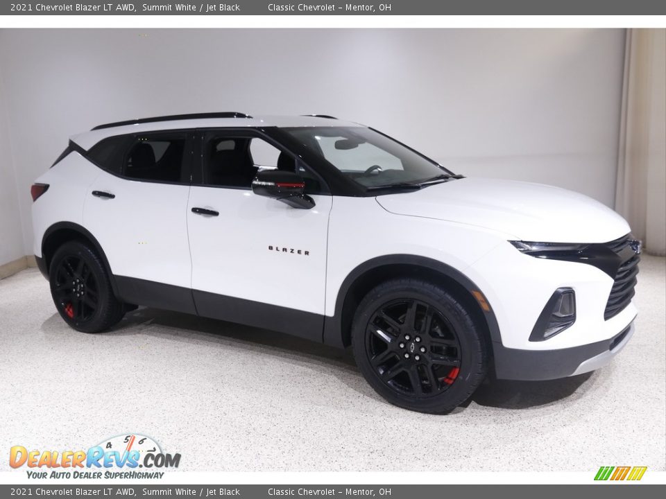 2021 Chevrolet Blazer LT AWD Summit White / Jet Black Photo #1