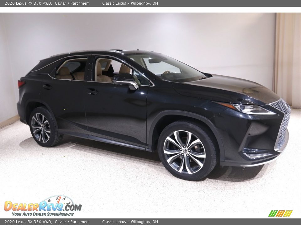 2020 Lexus RX 350 AWD Caviar / Parchment Photo #1