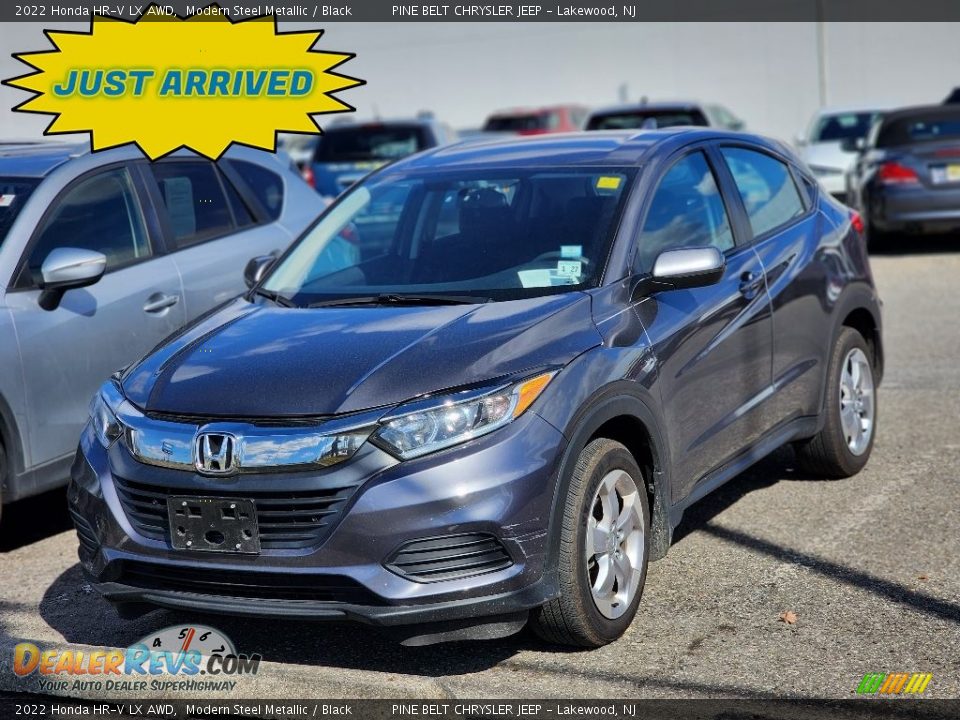 2022 Honda HR-V LX AWD Modern Steel Metallic / Black Photo #1