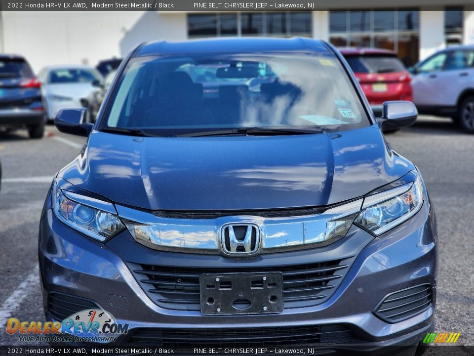 2022 Honda HR-V LX AWD Modern Steel Metallic / Black Photo #2