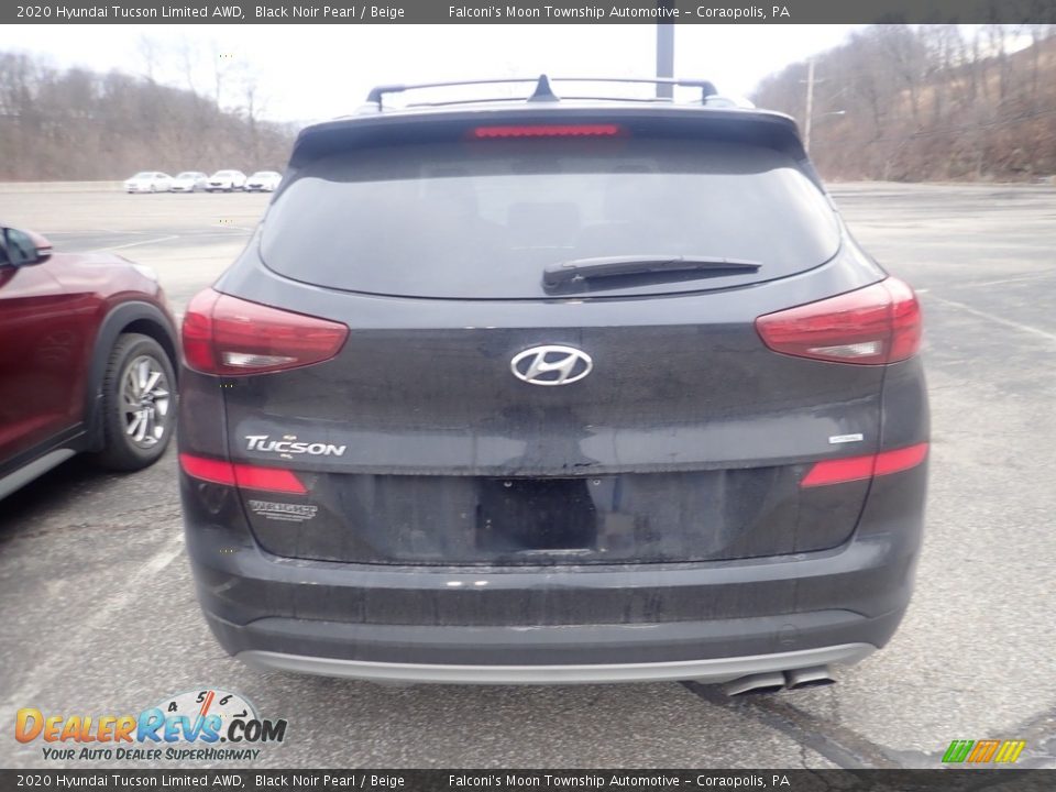 2020 Hyundai Tucson Limited AWD Black Noir Pearl / Beige Photo #3