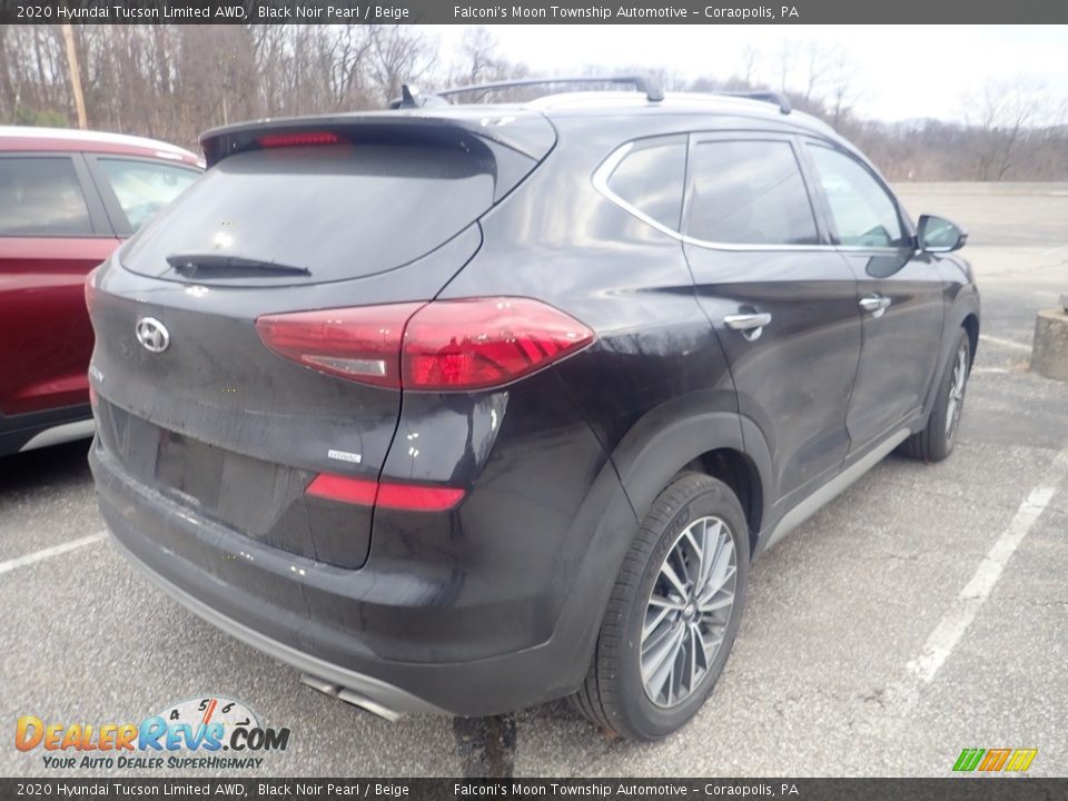 2020 Hyundai Tucson Limited AWD Black Noir Pearl / Beige Photo #4