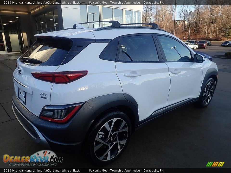 2023 Hyundai Kona Limited AWD Lunar White / Black Photo #2