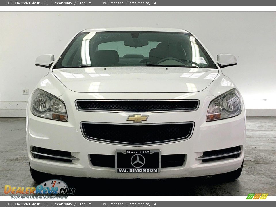 2012 Chevrolet Malibu LT Summit White / Titanium Photo #2