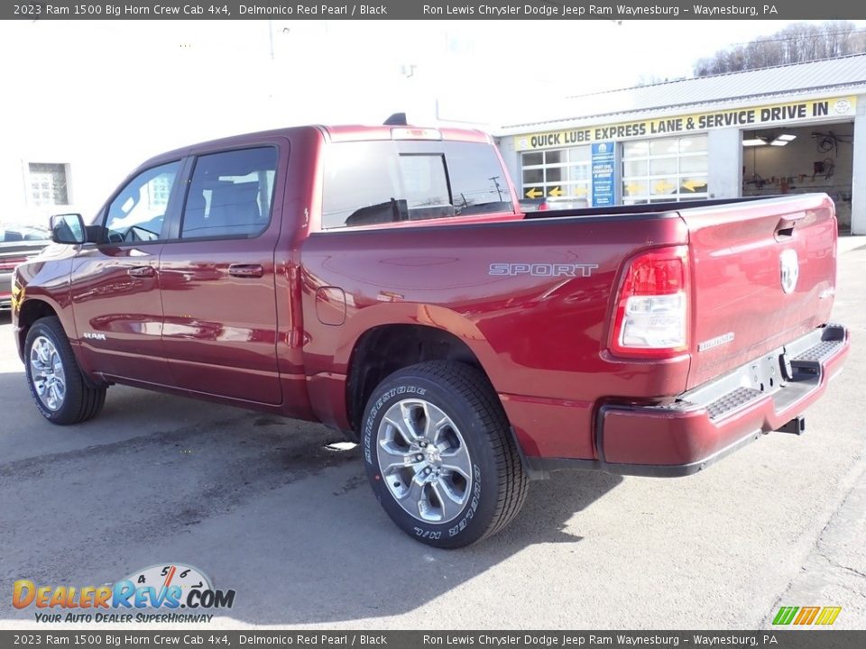 2023 Ram 1500 Big Horn Crew Cab 4x4 Delmonico Red Pearl / Black Photo #3