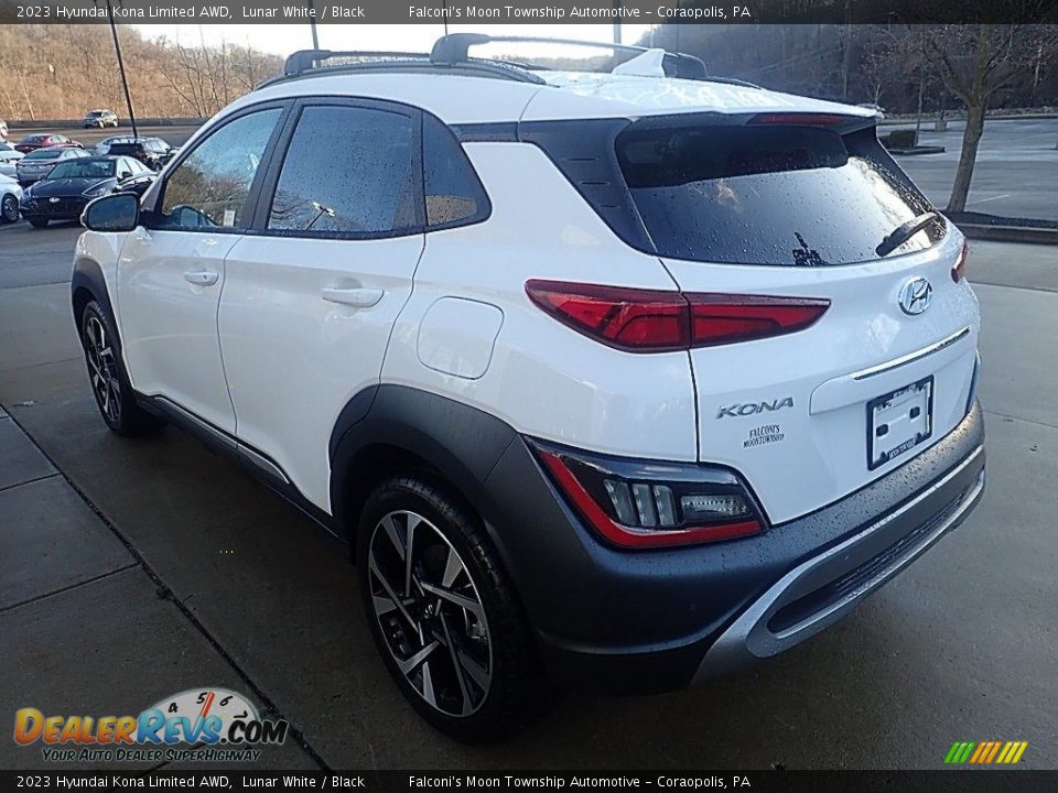 2023 Hyundai Kona Limited AWD Lunar White / Black Photo #5