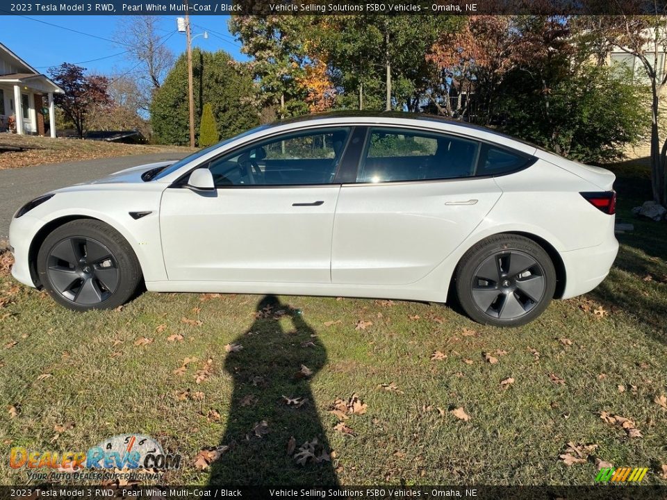 Pearl White Multi-Coat 2023 Tesla Model 3 RWD Photo #1