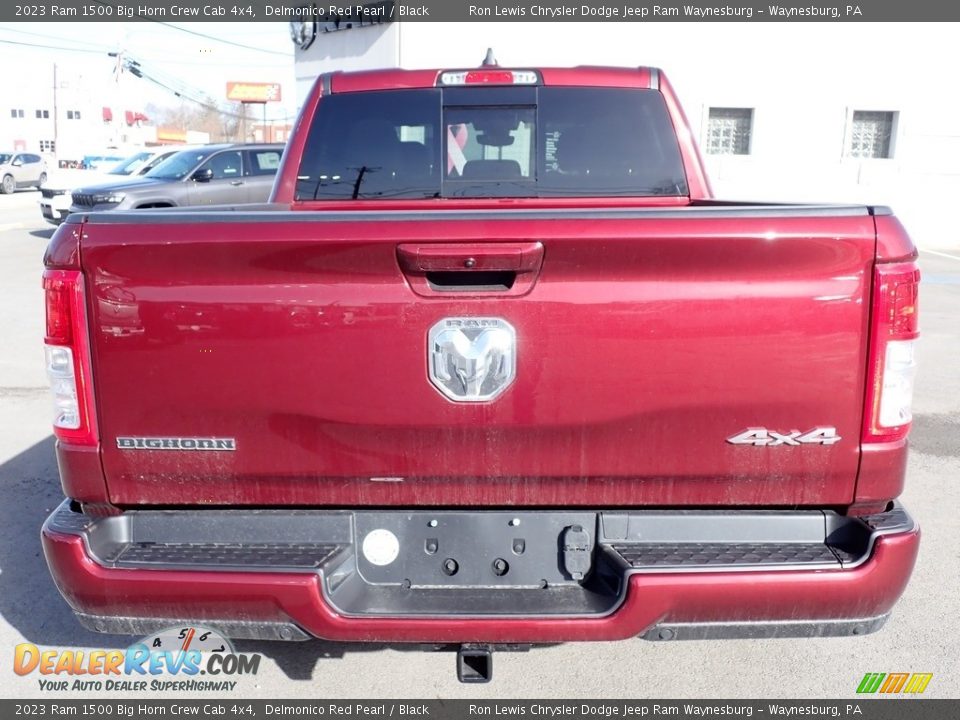 2023 Ram 1500 Big Horn Crew Cab 4x4 Delmonico Red Pearl / Black Photo #4