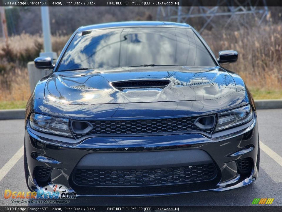 2019 Dodge Charger SRT Hellcat Pitch Black / Black Photo #2