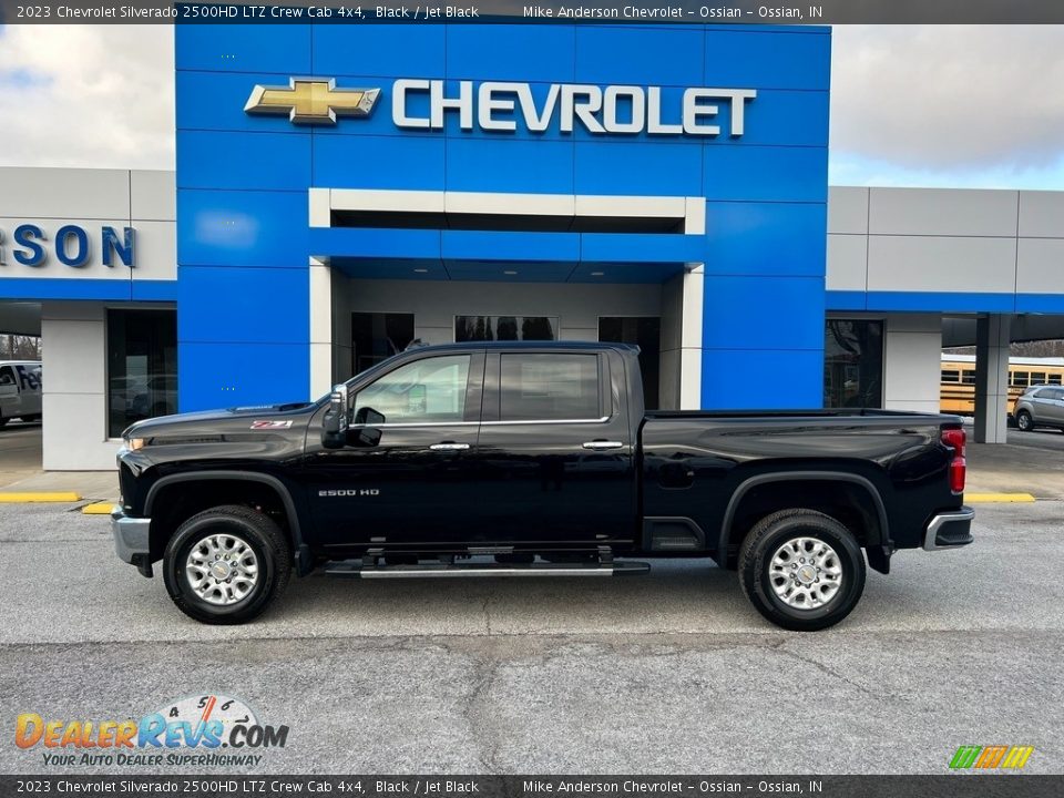 Black 2023 Chevrolet Silverado 2500HD LTZ Crew Cab 4x4 Photo #1