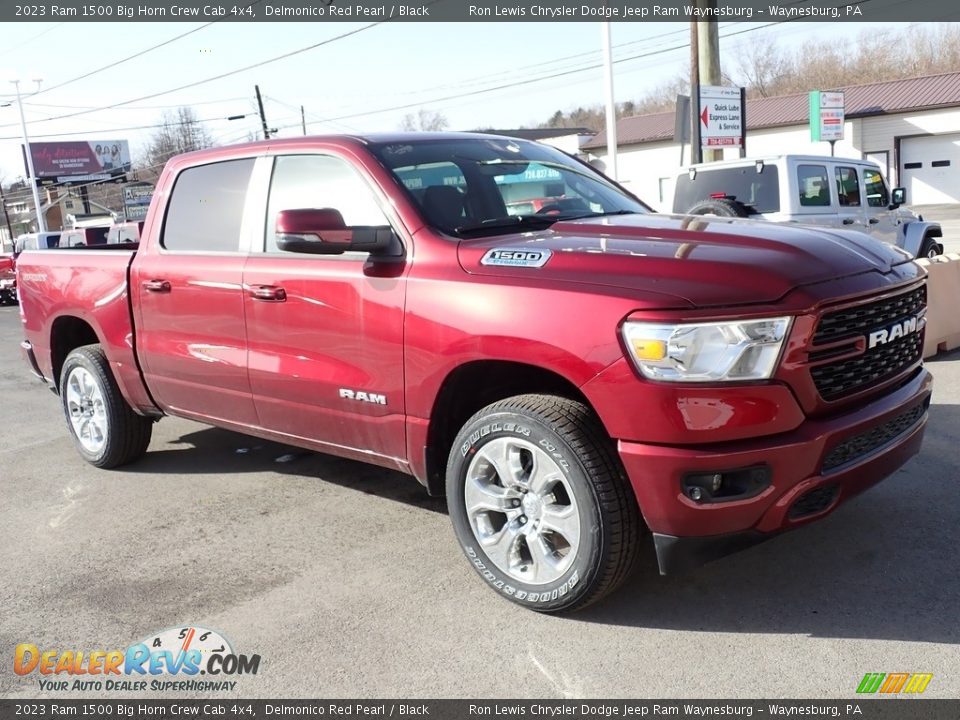 2023 Ram 1500 Big Horn Crew Cab 4x4 Delmonico Red Pearl / Black Photo #9