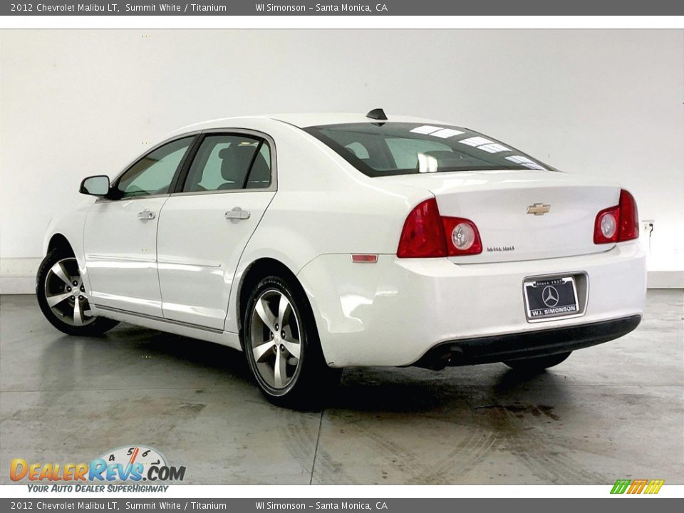 2012 Chevrolet Malibu LT Summit White / Titanium Photo #10