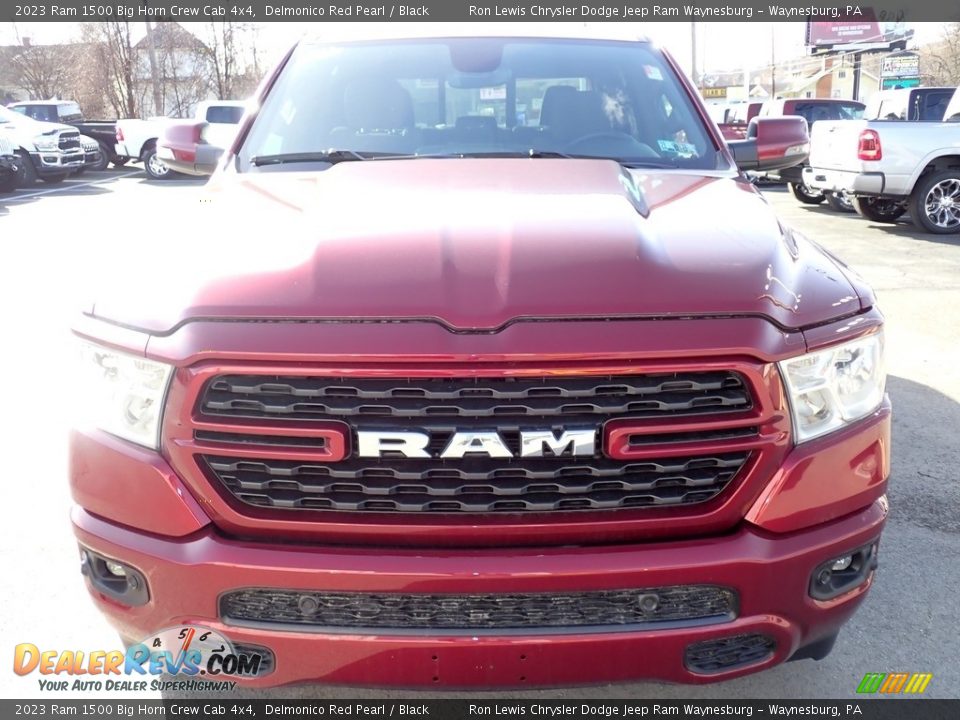 2023 Ram 1500 Big Horn Crew Cab 4x4 Delmonico Red Pearl / Black Photo #10