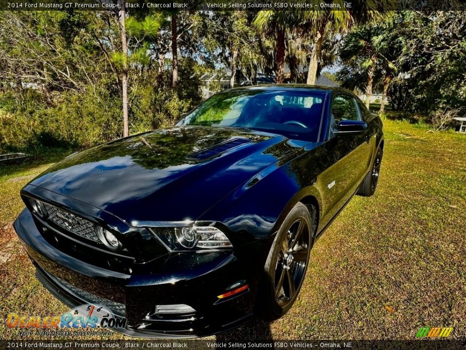 2014 Ford Mustang GT Premium Coupe Black / Charcoal Black Photo #1