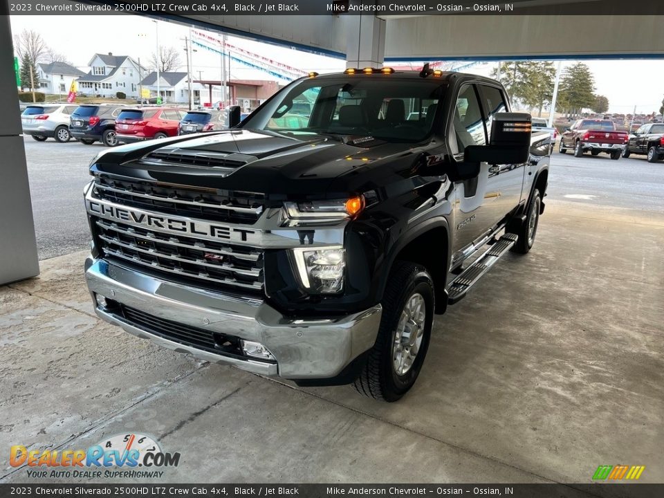 2023 Chevrolet Silverado 2500HD LTZ Crew Cab 4x4 Black / Jet Black Photo #2