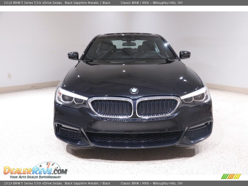 2019 BMW 5 Series 530i xDrive Sedan Black Sapphire Metallic / Black Photo #2