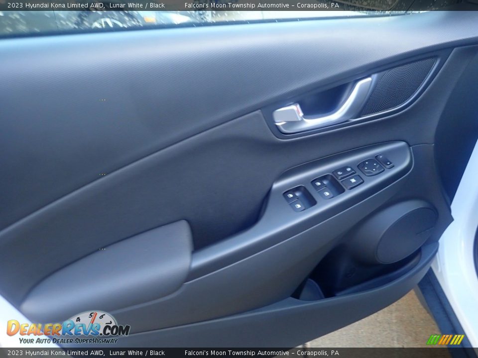 2023 Hyundai Kona Limited AWD Lunar White / Black Photo #14
