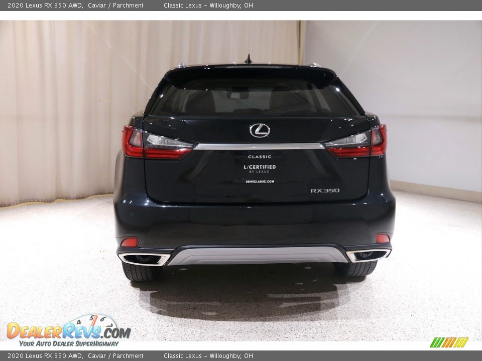 2020 Lexus RX 350 AWD Caviar / Parchment Photo #22