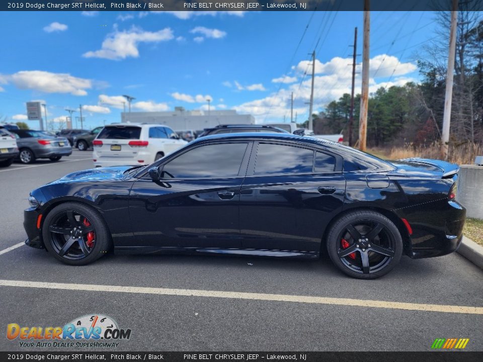 Pitch Black 2019 Dodge Charger SRT Hellcat Photo #9