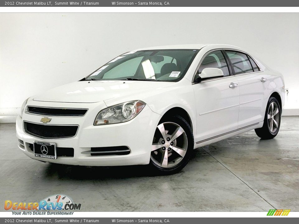 2012 Chevrolet Malibu LT Summit White / Titanium Photo #12