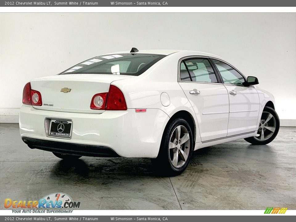 2012 Chevrolet Malibu LT Summit White / Titanium Photo #13