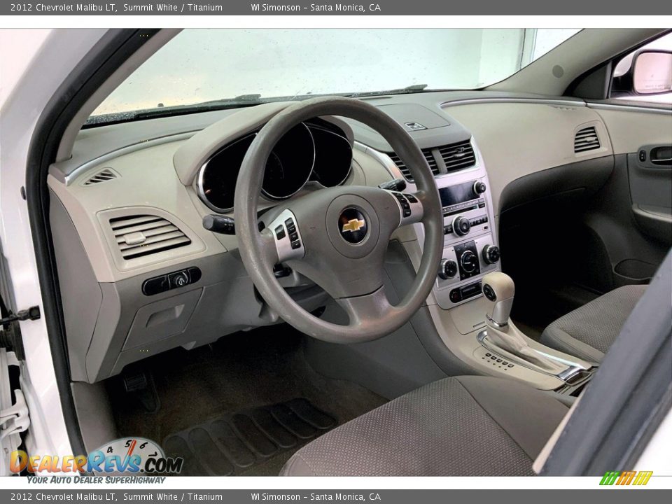 2012 Chevrolet Malibu LT Summit White / Titanium Photo #14