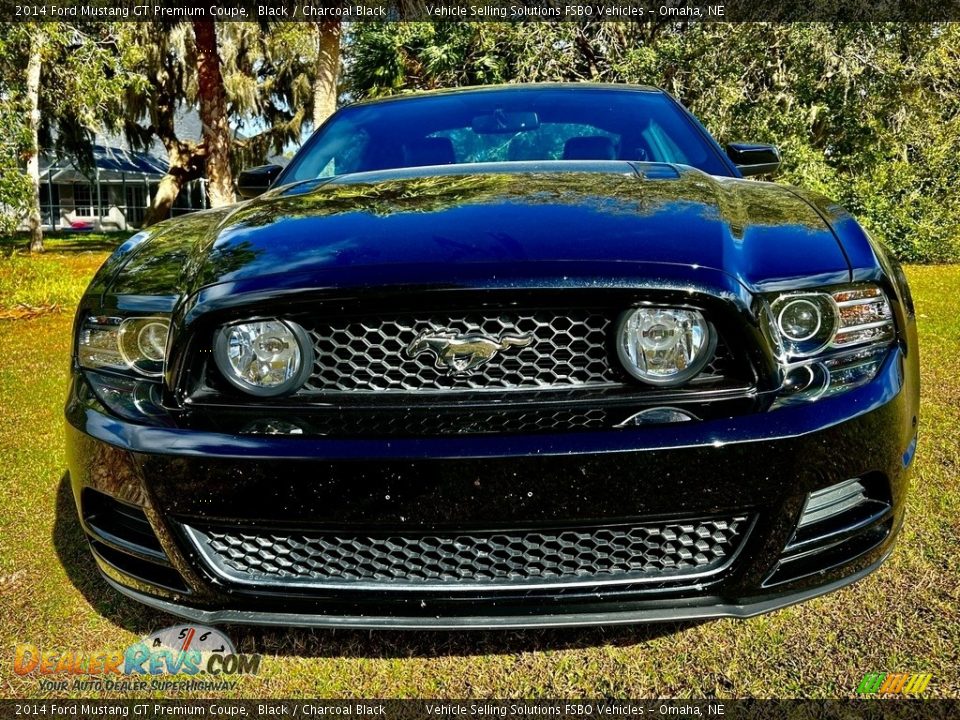 2014 Ford Mustang GT Premium Coupe Black / Charcoal Black Photo #6