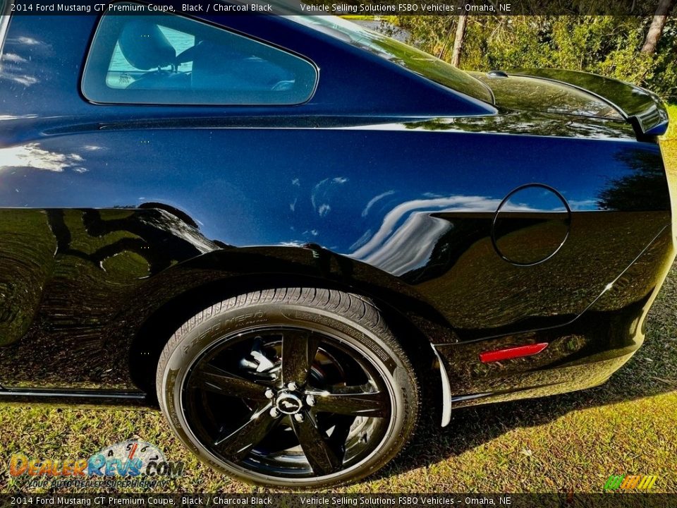 2014 Ford Mustang GT Premium Coupe Black / Charcoal Black Photo #8