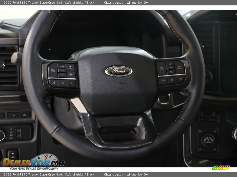 2022 Ford F150 Tremor SuperCrew 4x4 Steering Wheel Photo #8