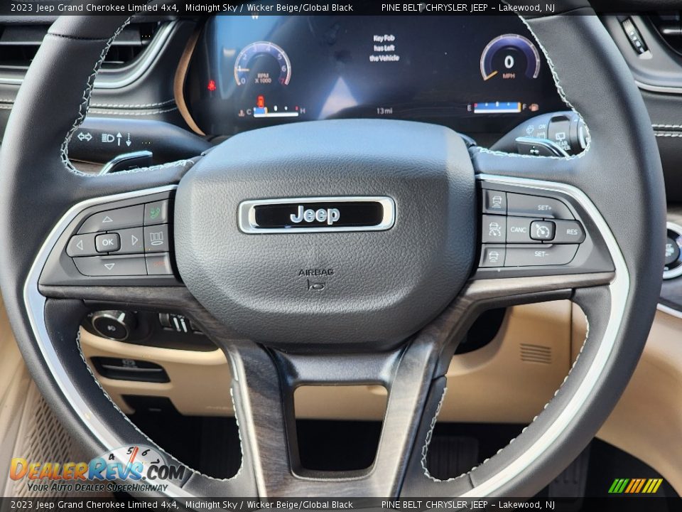 2023 Jeep Grand Cherokee Limited 4x4 Steering Wheel Photo #10