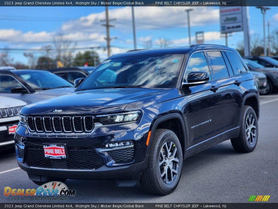 2023 Jeep Grand Cherokee Limited 4x4 Midnight Sky / Wicker Beige/Global Black Photo #1