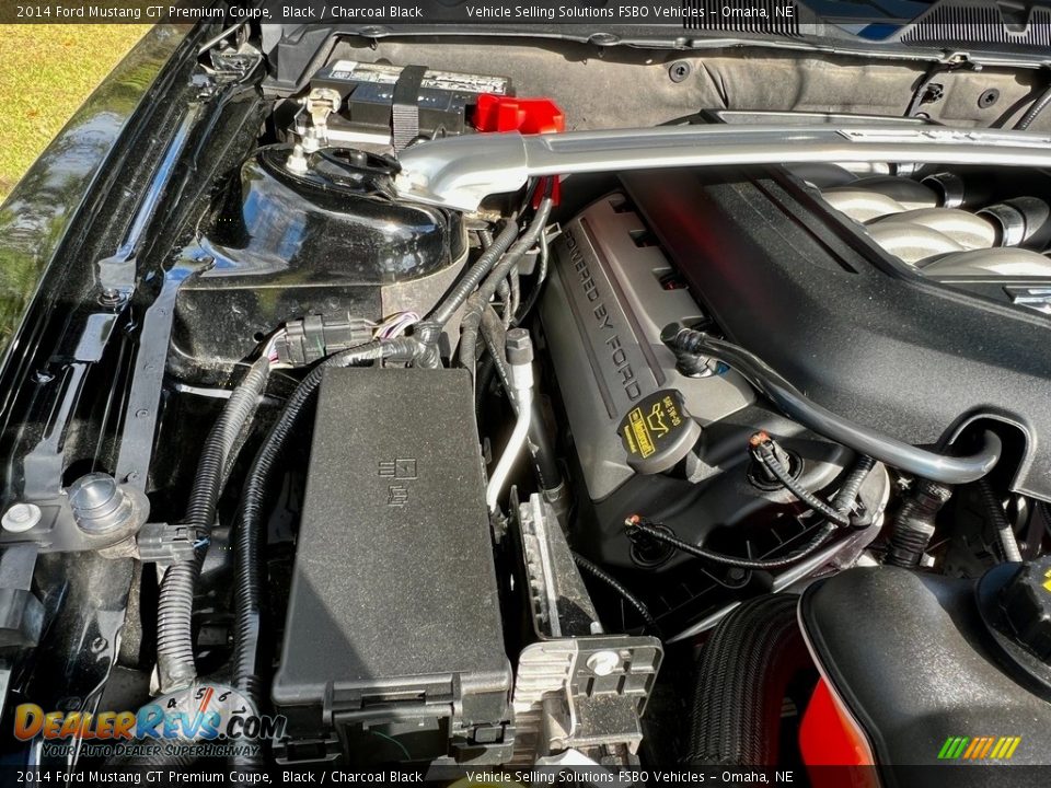 2014 Ford Mustang GT Premium Coupe Black / Charcoal Black Photo #16