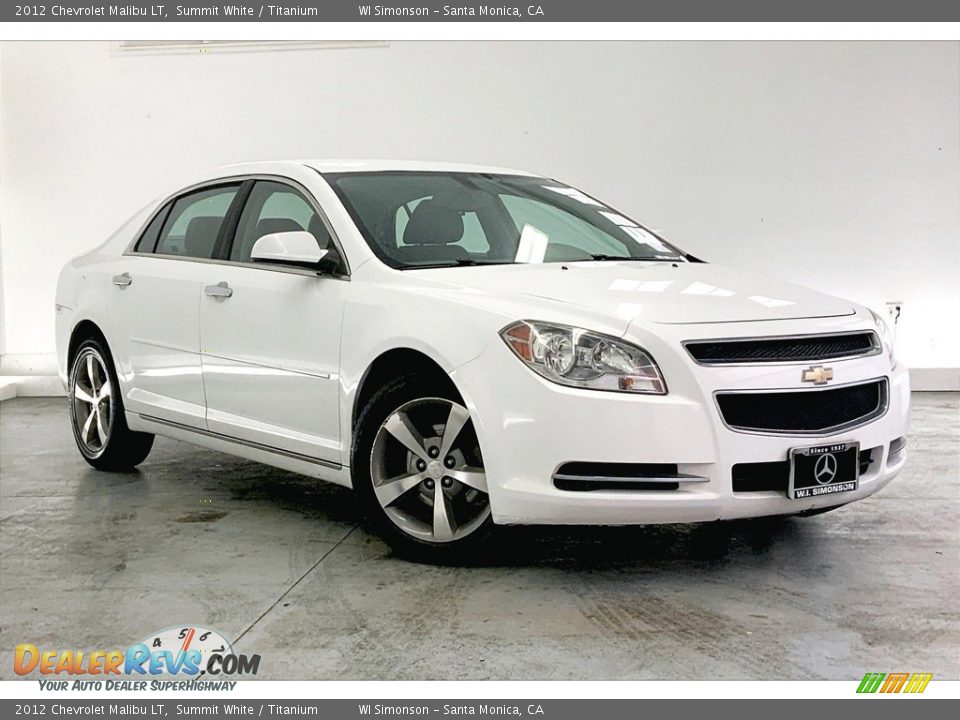 2012 Chevrolet Malibu LT Summit White / Titanium Photo #31