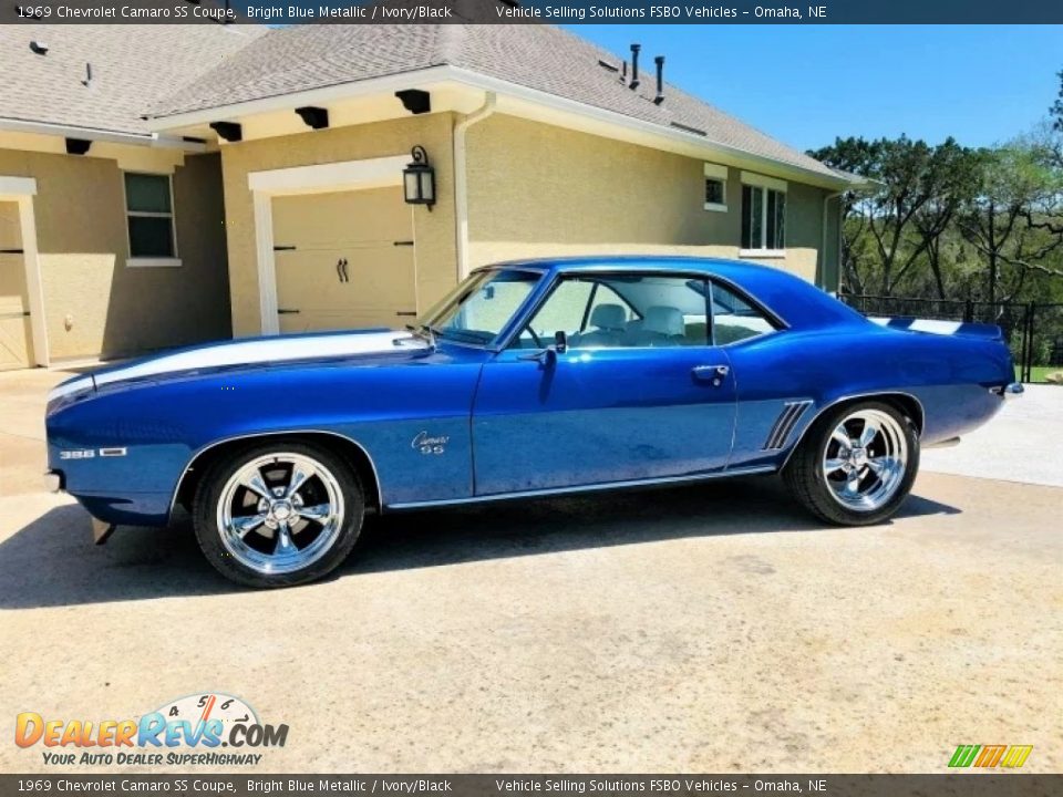 Bright Blue Metallic 1969 Chevrolet Camaro SS Coupe Photo #1