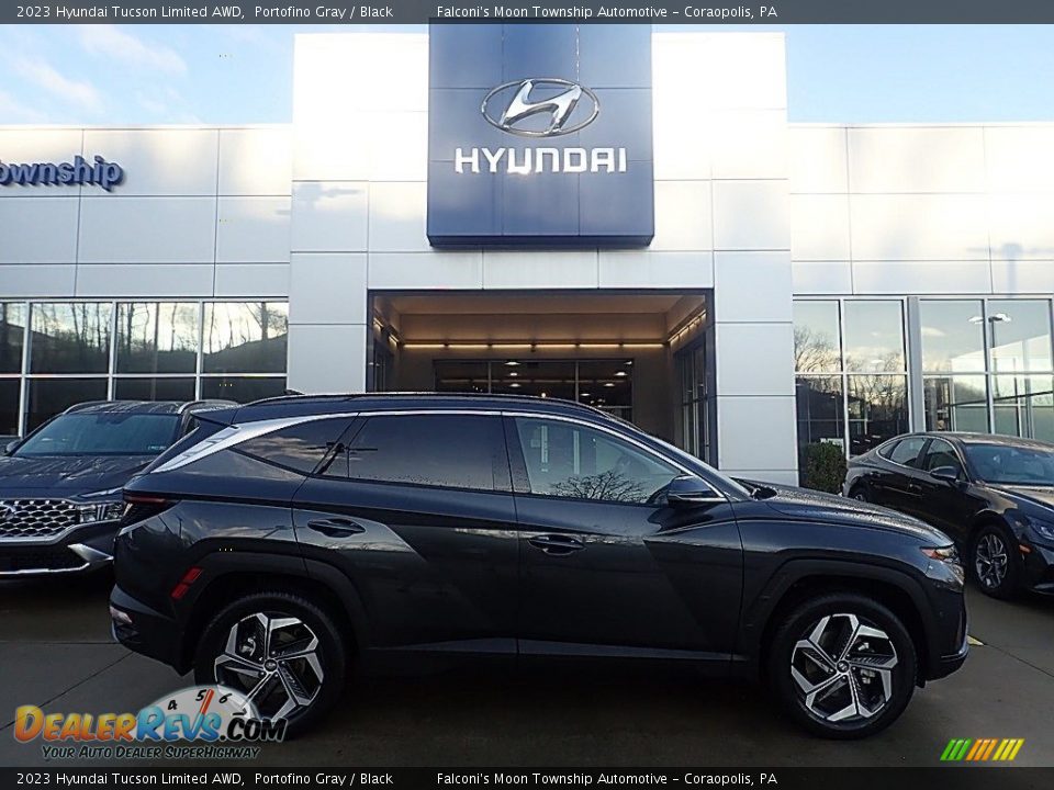 2023 Hyundai Tucson Limited AWD Portofino Gray / Black Photo #1